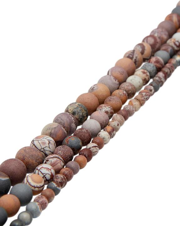 Produktbild Leyda Sunar Jaspis Strang braun matt