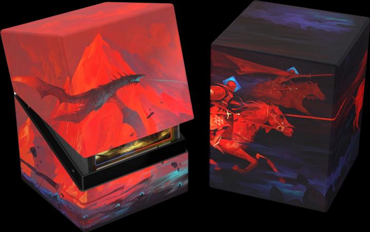 Actual product image Ultimate Guard RTE Boulder 100+ 2024 Exclusive Duo-Pack - Dominik Mayer: Crowned With Fire