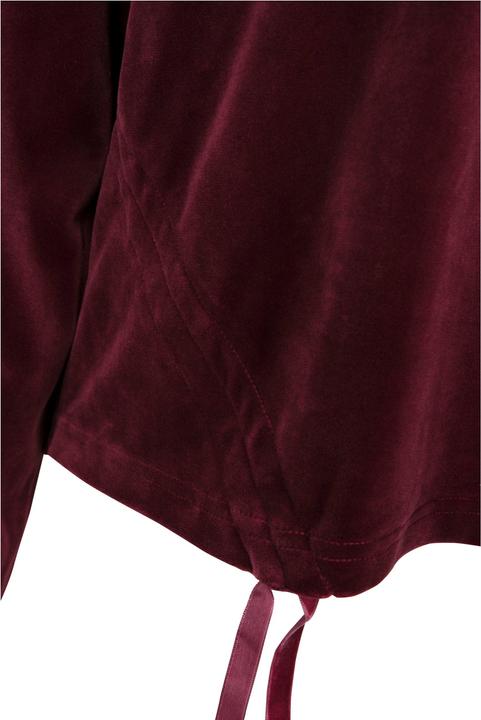 Immagine prodotto Urban Classics UC Ladies Ladies Short Velvet Gathered Hoody da donna con cappuccio (S)