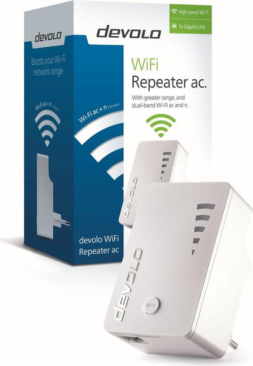 Produktbild Devolo WiFi Repeater ac (866 Mbit/s, 300 Mbit/s)
