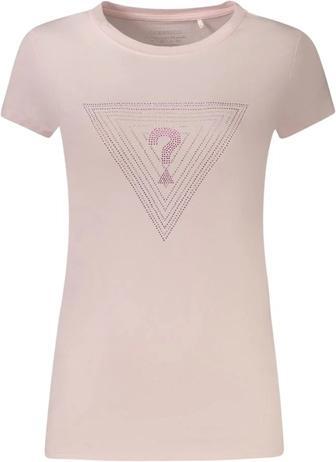 Guess Damen T-Shirt Dreieck Ombre Pink