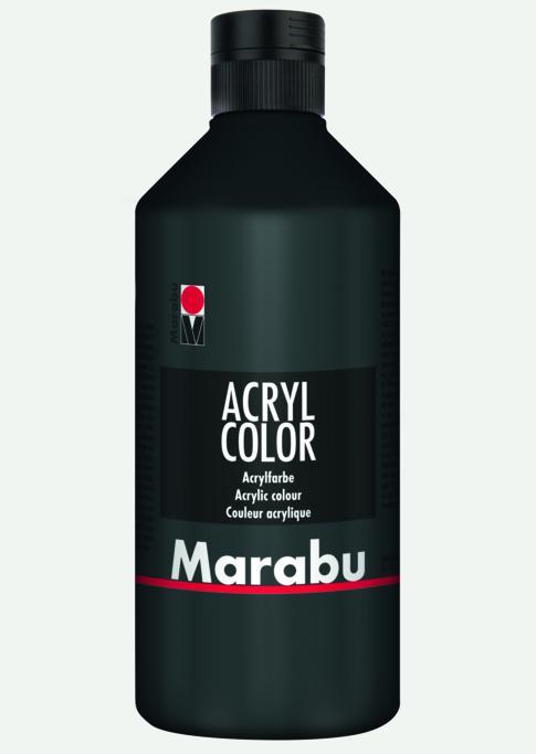 Image du produit Marabu Couleur acrylique (Noir, 500 ml)