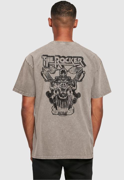 Immagine prodotto Merchcode Thin Lizzy - Maglietta oversize con logo Rocker lavata con acido - 160111 (M)