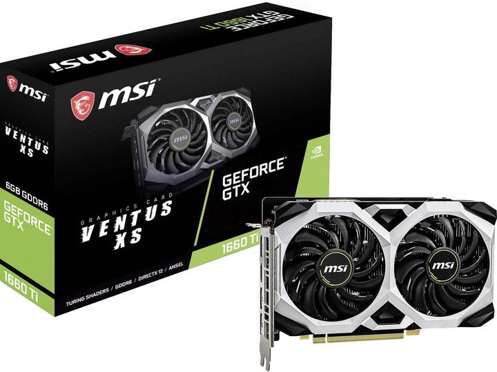 Produktbild MSI GeForce GTX 1660 Ti VENTUS XS OC (6 GB)
