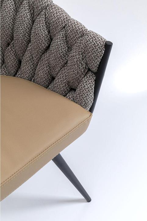 Actual product image Kare Design Armlehnstuhl Knot Tweed