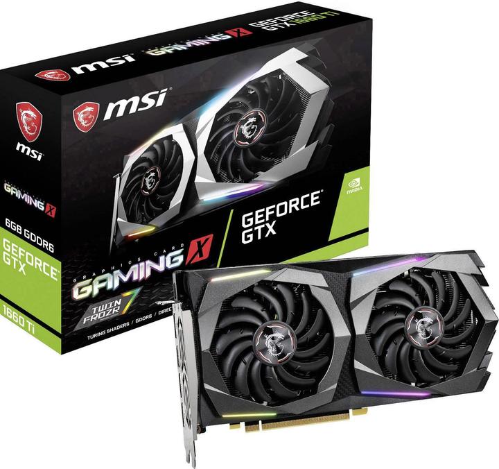 Actual product image MSI GeForce GTX 1660 Ti GAMING X (6 GB)