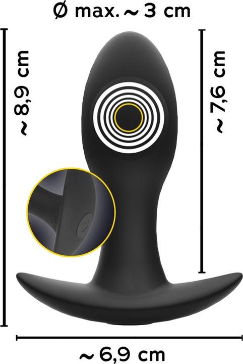 Actual product image Anos Butt plug with vibration