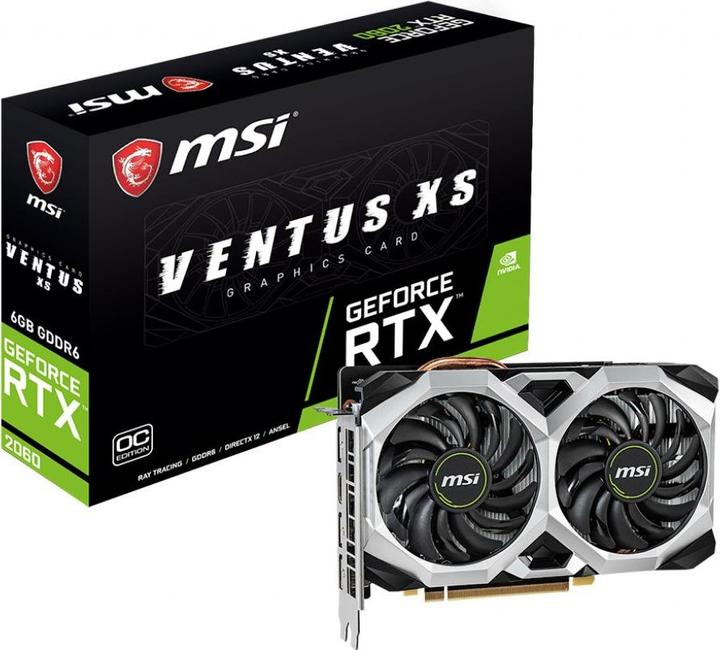 Actual product image MSI GeForce RTX 2060 VENTUS XS 6G OC (6 GB)