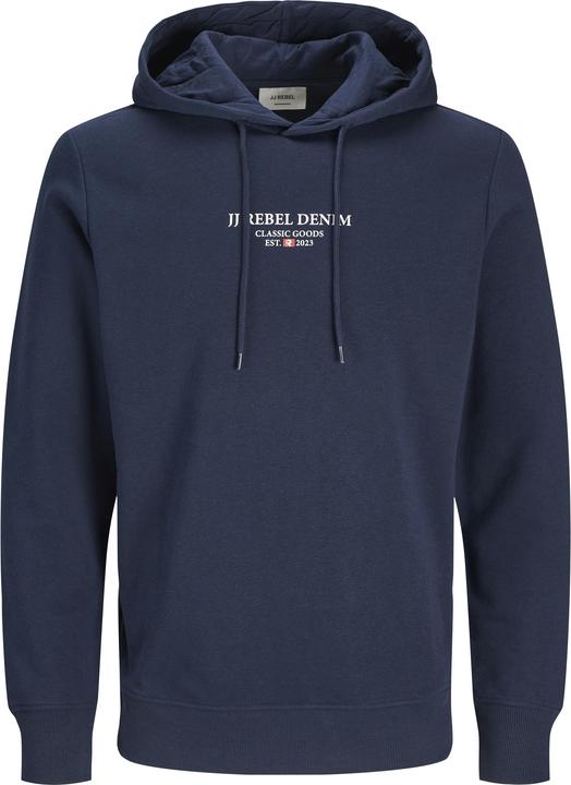 Actual product image Jack & Jones Jrebjeans Rebel Print Sweat Hood Sn (L)