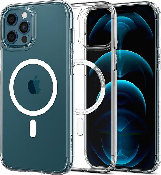 Produktbild Spigen Crong ULTRA HYBRID MAG MAGSAFE IPHONE 12 PRO MAX Baltas (Apple iPhone 12 Pro Max)