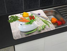 Produktbild Wenko Multi-Platte Kräutergarten, für Glaskeramik Kochfelder, Schneidbrett