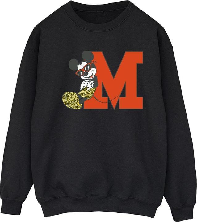 Disney Mickey Mouse Leopard Trousers Sweatshirt (L)