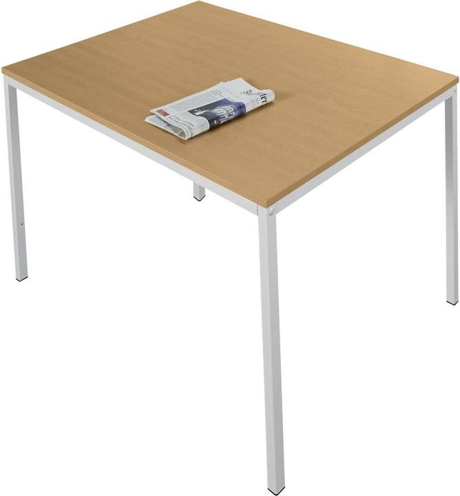 Aluminium blanc, Décoration en hêtre