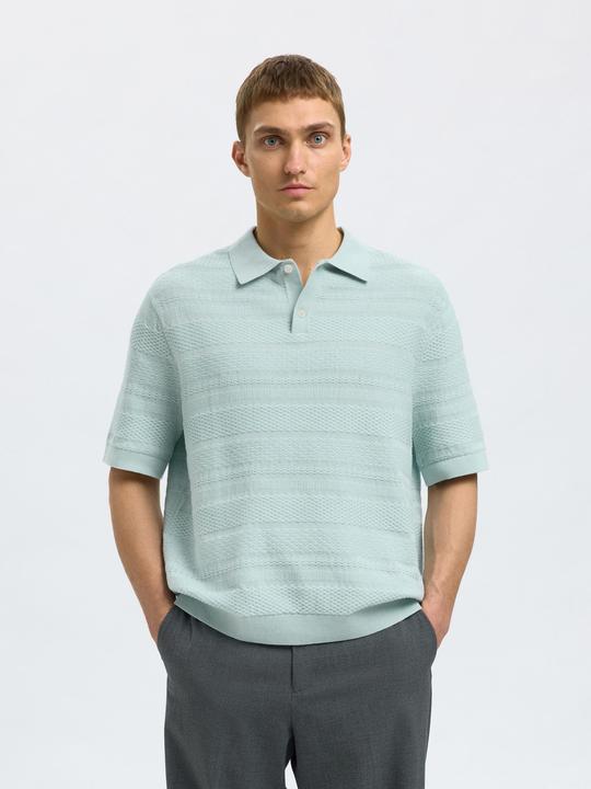 Immagine prodotto Selected Homme Textured Polohemd aus Strick (XXL)