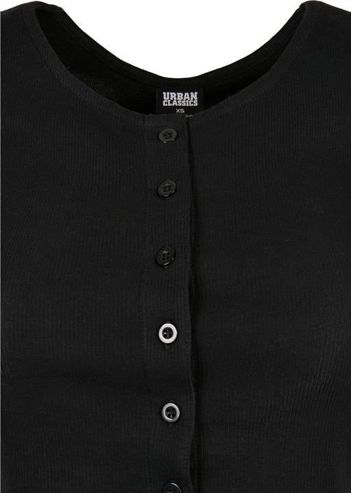 Immagine prodotto Urban Classics Ladies Cropped Button Up Rib Tee (XL)