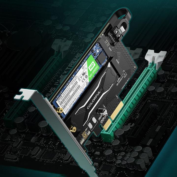 Image du produit Ugreen Adaptateur PCIe 3.0 x4 vers M.2 M-Key + M.2 B-Key