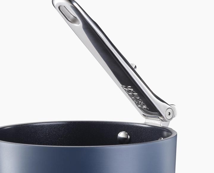 Actual product image Joseph Joseph Space saucepan retractable handle with lid D19cm (19 cm, Saucepan, Aluminium)