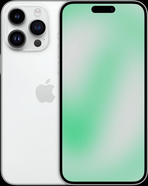 Produktbild Revendo iPhone 14 Pro Max (128 GB, Silber, 6.70", 48 Mpx, SIM + eSIM, D / Akzeptabel)