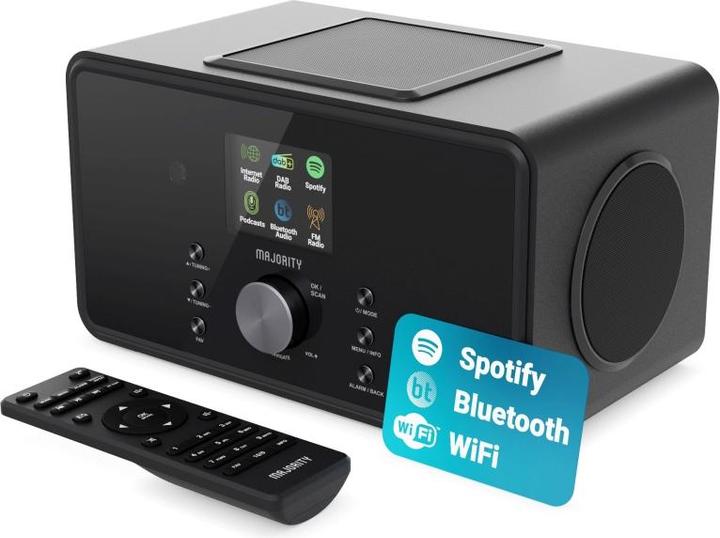 Actual product image Majority Bard (Web radio, DAB+, VHF, FM, Bluetooth, Wi-Fi)
