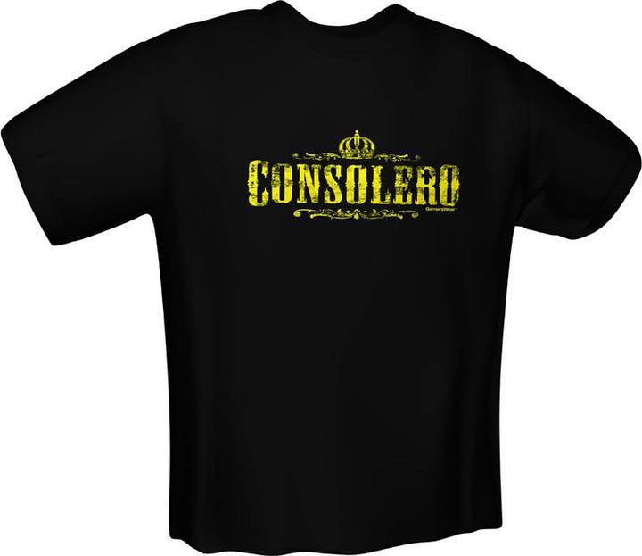 GamersWear Sportswear, CONSOLERO T-shirt, Black (M) (5106-M) (M)