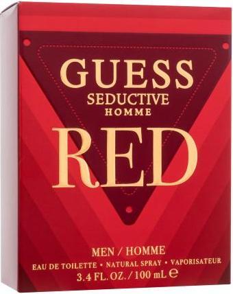 Actual product image Guess Seductive Homme Red by Eau de Toilette Spray 100 ml (Eau de toilette, 100 ml)