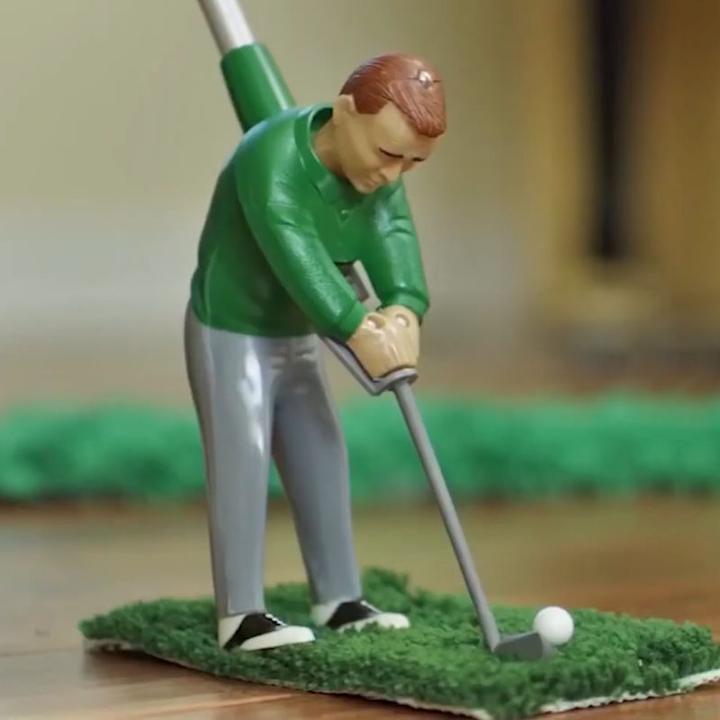 Produktbild Hermex Indoor Minigolf Spiel Miniatur Minigolf Indoor-Golf Haus-Minigolf Set
