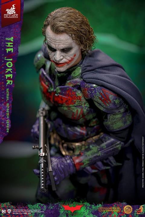 Actual product image Hot Toys The Dark Knight "The Joker - Batman Imposter Version" Exclusive Artisan Edition 1/6 Action Figure