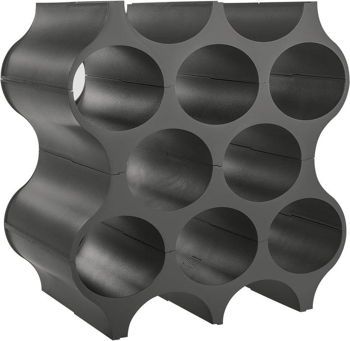 Koziol Porte-bouteilles SET-UP Deep Grey (24 x 36 x 37 cm, 10 Fl.)