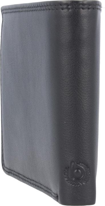 Actual product image Bugatti Simbiosi billfold with flap, noir