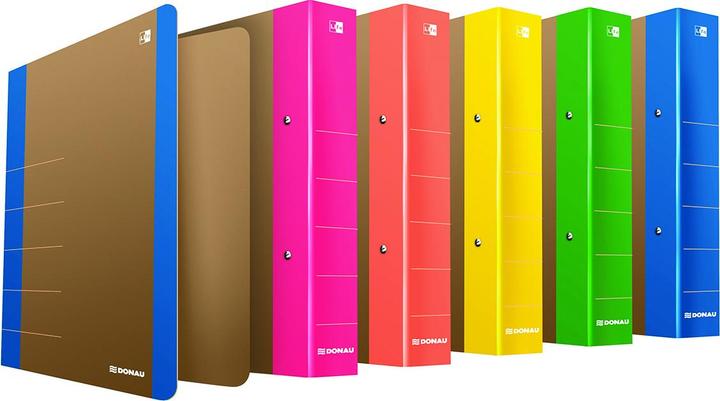 Actual product image Donau Ring binder 2 rings Life blue (A4, 50 mm, 1 Piece)