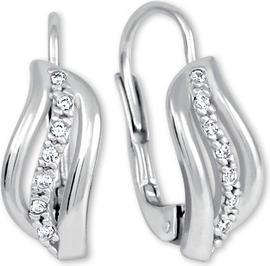 Brilio Earrings made of white gold with crystals 239.001 00.688 07