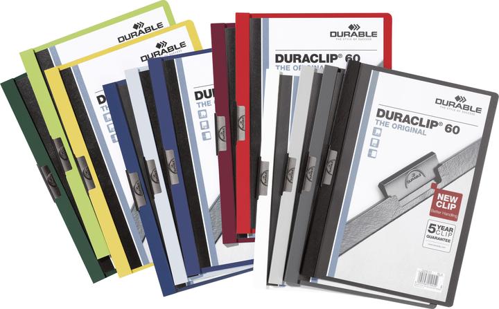Immagine prodotto Durable Cartella a clip DURACLIP® 60 Utilizzo per il formato carta: DIN A4 Materiale: Lamina rigida (A4, 25 x)