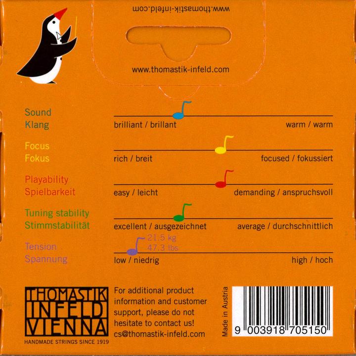 Produktbild Thomastik Alphayue Med. G 3/4 (1 x, violine)