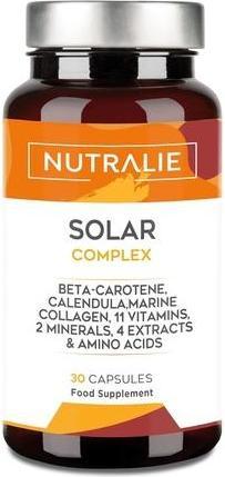 Actual product image Nutralie Tanning Capsules Beta-Carotene Accelerator
