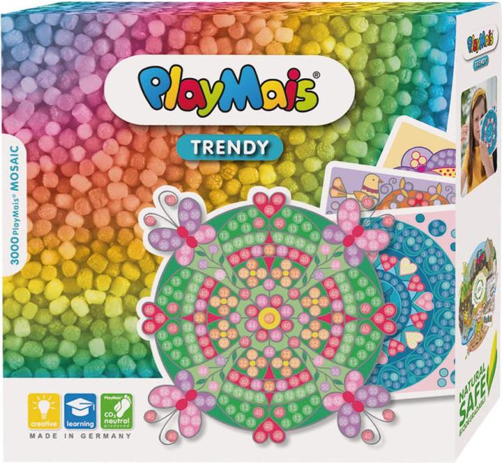 Produktbild PlayMais Trendy Mosaic Mandalas (3.000 Stück)