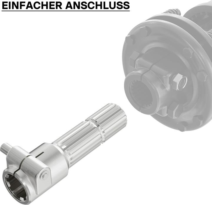 Produktbild Wiltec Zapfwelle 175mm Buchse Keilwellenaufnahme 8-32x38x6 f. Ausgangswelle 1 3/4" Z20 (Traktorzubehör)