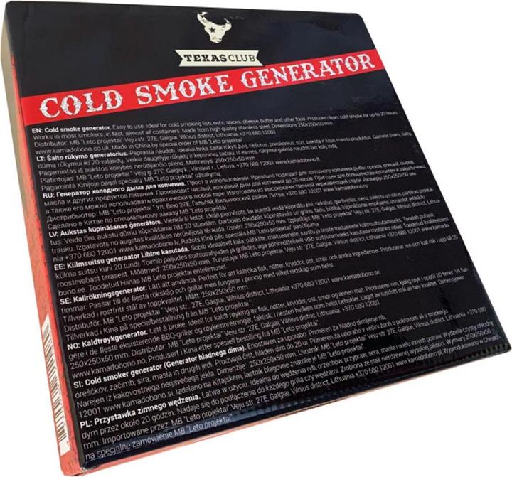 Produktbild Texas Club COLD SMOKE GENERATOR 25X25CM