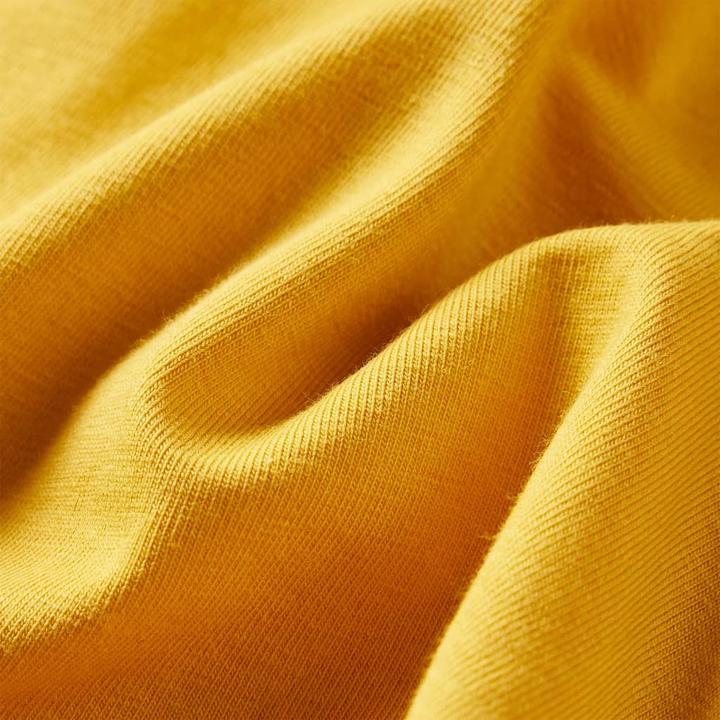 Immagine prodotto VidaXL Camicia da bambino a maniche lunghe ocra 140,Materiale: 95 % cotone. 5 (140)