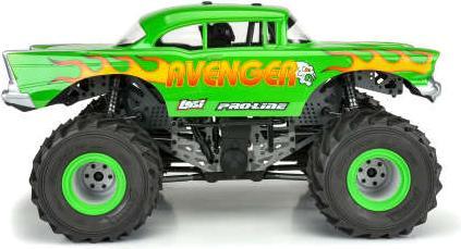 Image du produit Pro-Line 1957 Chevy Bel Air "Avenger Edition" Clear Body for Losi LMT, Crawler, 1/8 MT