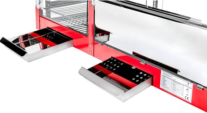 Actual product image Royal Catering Popcorn machine - heated storage - red