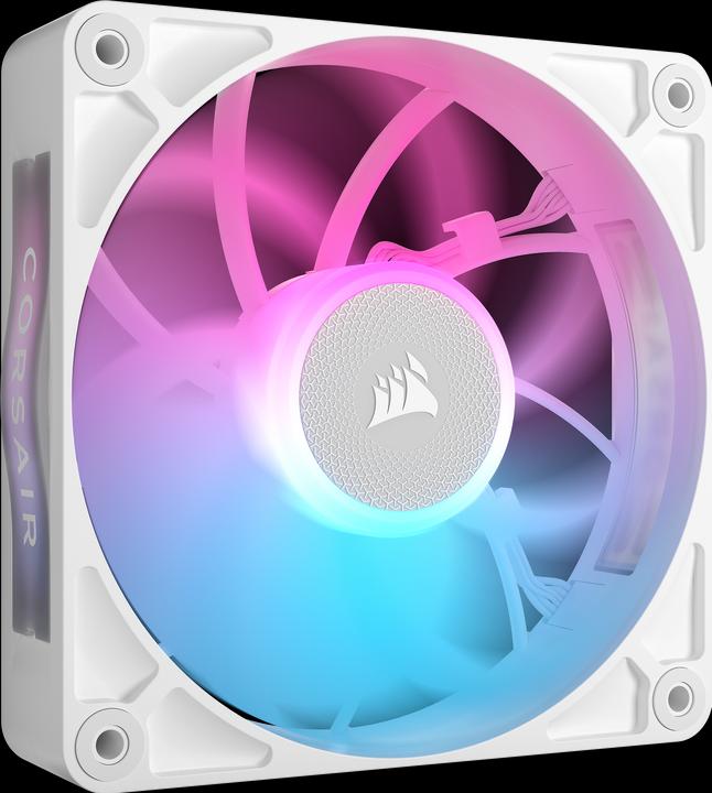 Actual product image Corsair RX MAX RGB Series, iCUE LINK RX120 MAX RGB White, 120mm RGB Fan, Single Fan (120 mm, 1 x)