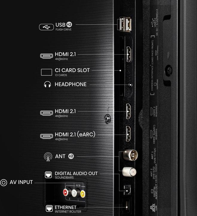 Immagine prodotto Hisense 58E77Q (58", QLED, UHD, 2025)
