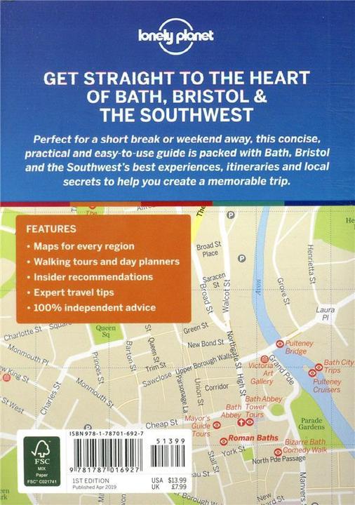 Produktbild Pocket Bath, Bristol & the Southwest (Englisch, Damian Harper, Oliver Berry, Belinda Dixon, 2019)