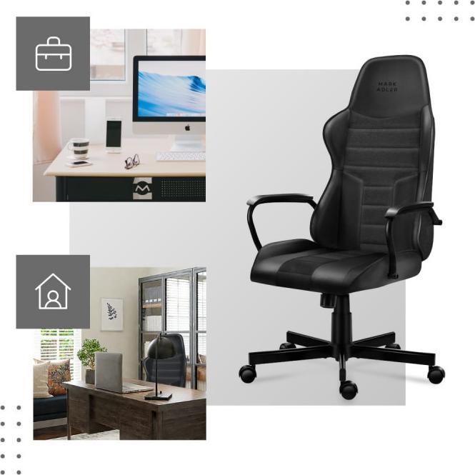 Actual product image Mark Adler Office Chair BOSS 4.2 BLACK