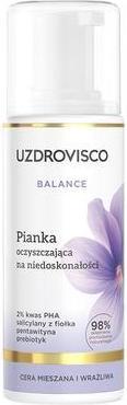 Actual product image Uzdrovisco Balance pianka oczyszczająca na niedoskonałości 150ml (Foam, 150 ml)