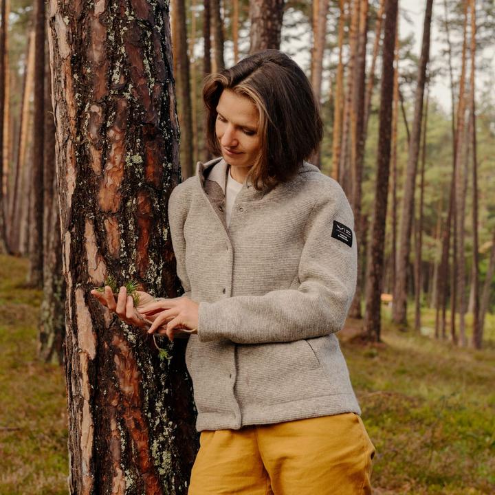 Produktbild Salewa Women's Sarner Undyed Wool Hooded Jacket (38)