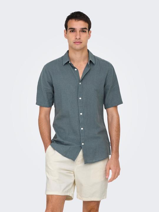 Produktbild Only & Sons Onscaiden Life Ss Solid Linen Shirt Noos (M)