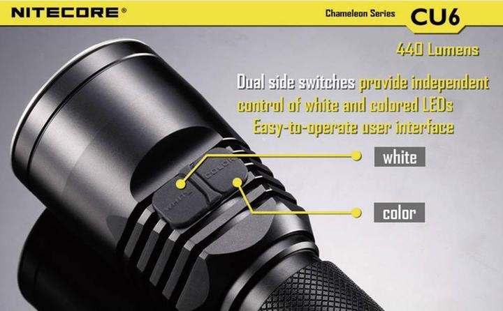 Produktbild Nitecore Chameleon CU6 mit UV-LED (14.30 cm, 440 lm)