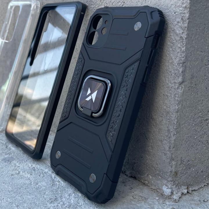 Immagine prodotto Wozinsky Ring Armor Case Kickstand Tough Rugged Cover per Samsung Galaxy M31s argento (Samsung Galaxy M31s)