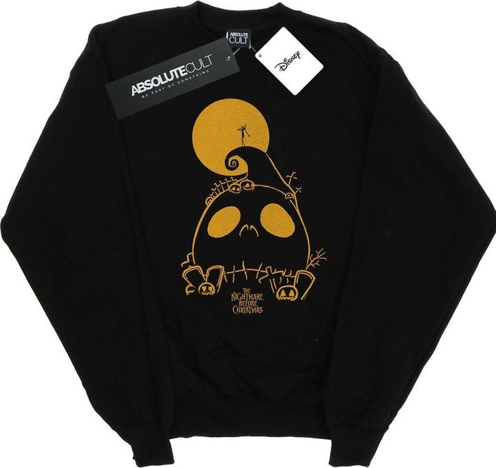 Disney Nightmare Before Christmas Jack Skellington Cemetary Sweatshirt (XL)